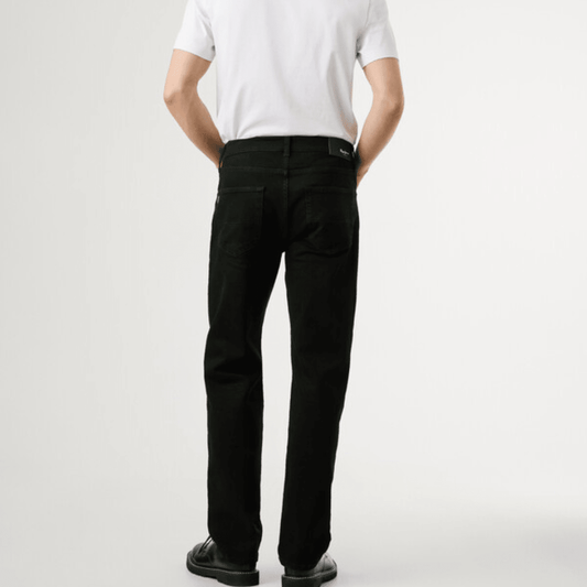pepejeans straight fit mid-rise jeans - cash - Jack N Jeans