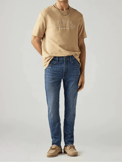 Levi's 513 Blue Slim Straight Fit Mid Rise Jeans - Jack N Jeans