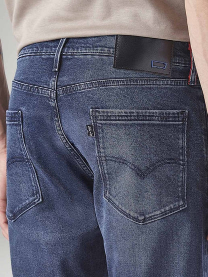 Levi's 513 Blue Slim Straight Fit Mid Rise RedLoop Jeans - Jack N Jeans