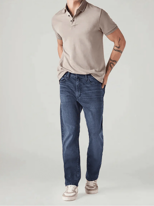 Levi's 513 Blue Slim Straight Fit Mid Rise RedLoop Jeans - Jack N Jeans