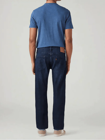 Levi's 513 Dark Blue Slim Straight Fit Mid Rise Jeans - Jack N Jeans