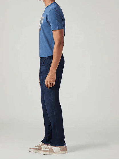 Levi's 513 Dark Blue Slim Straight Fit Mid Rise Jeans - Jack N Jeans