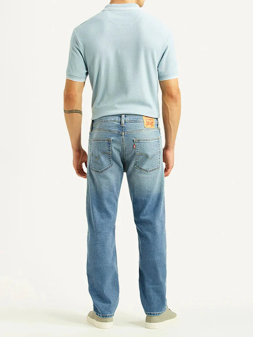 Levi's 513 Light Blue Slim Straight Fit Mid Rise Jeans - Jack N Jeans
