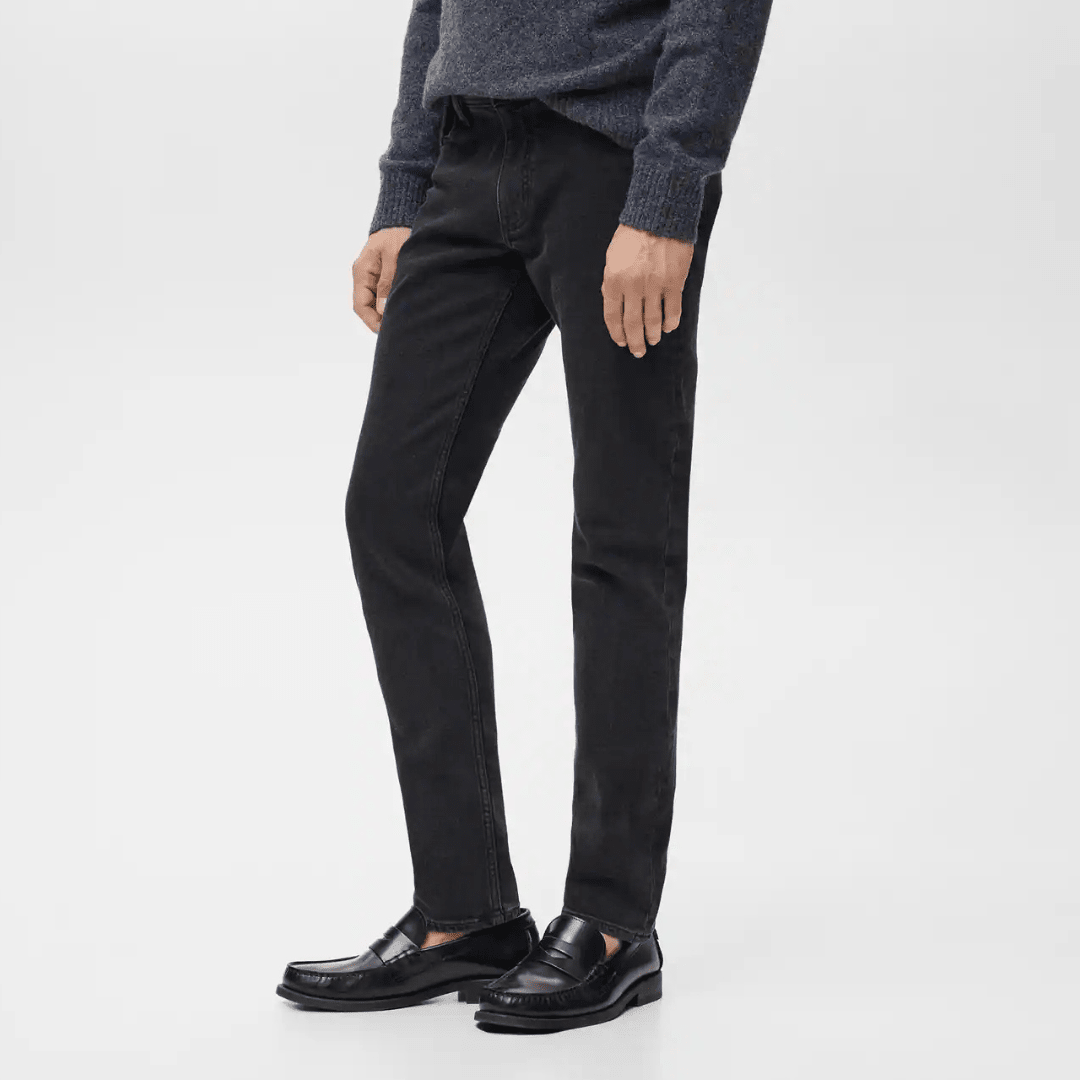 mango Slim fit black Jan jeans - Jack N Jeans