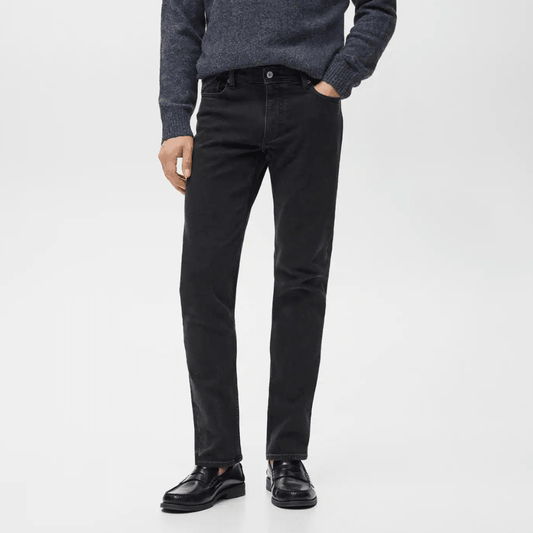mango Slim fit black Jan jeans - Jack N Jeans