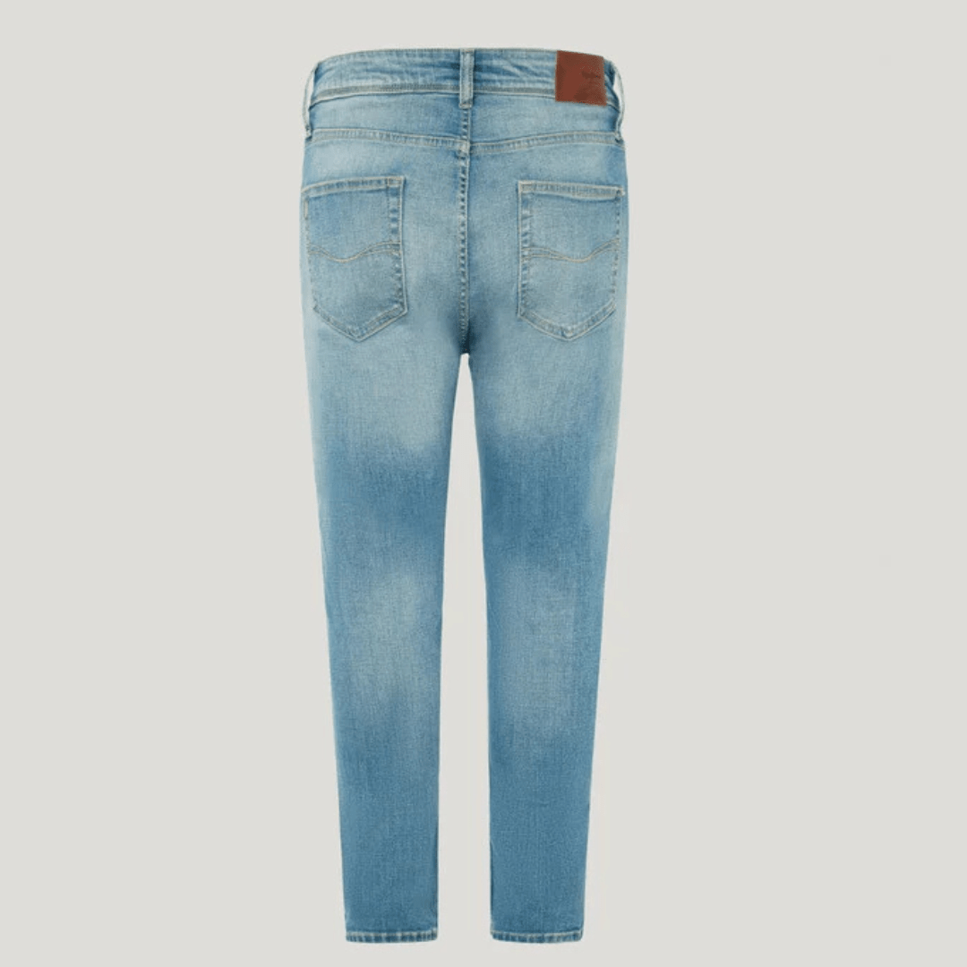 pepejeans skinny fit mid-rise jeans - finsbury - Jack N Jeans