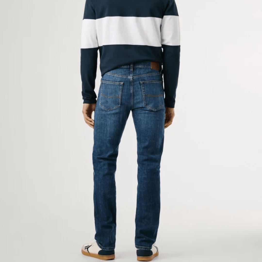 pepejeans slim fit mid-rise jeans - hatch - Jack N Jeans