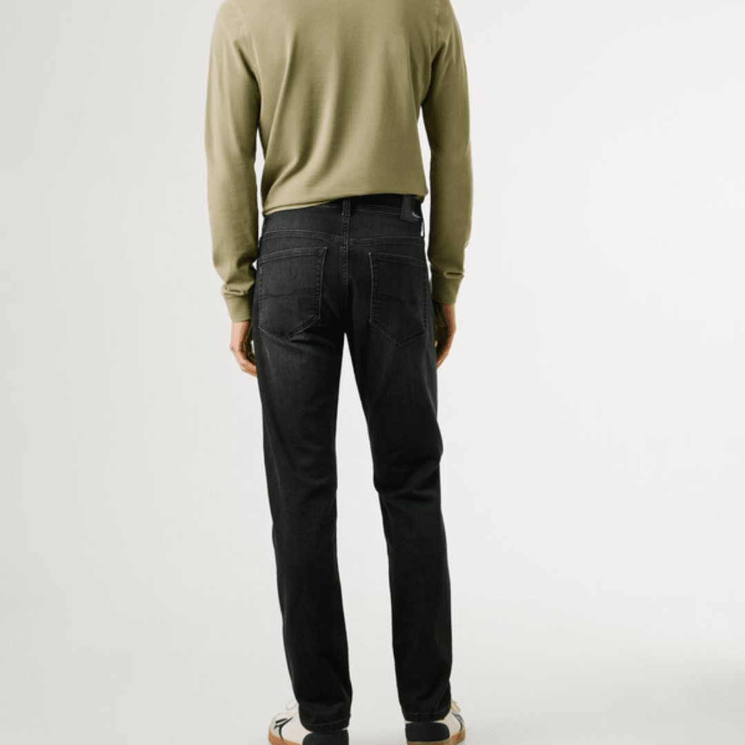 pepejeans slim fit mid-rise jeans - track - Jack N Jeans