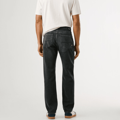 pepejeans straight fit mid-rise jeans - byron - Jack N Jeans