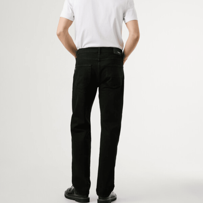 pepejeans straight fit mid-rise jeans - cash - Jack N Jeans