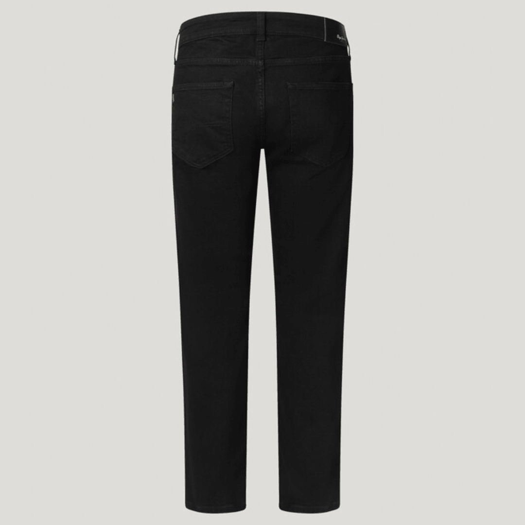 pepejeans straight fit mid-rise jeans - cash - Jack N Jeans