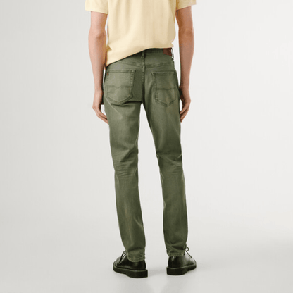 pepejeans taper fit mid-rise jeans - stanley - Jack N Jeans