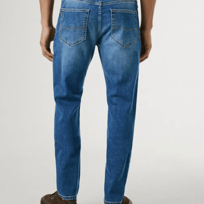 pepejeans taper fit mid-rise jeans - stanley - Jack N Jeans