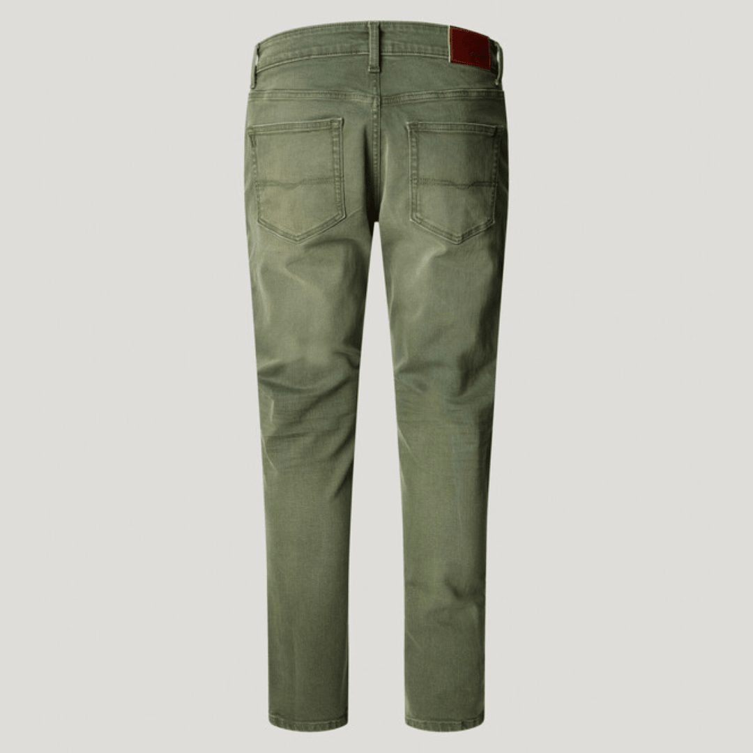 pepejeans taper fit mid-rise jeans - stanley - Jack N Jeans