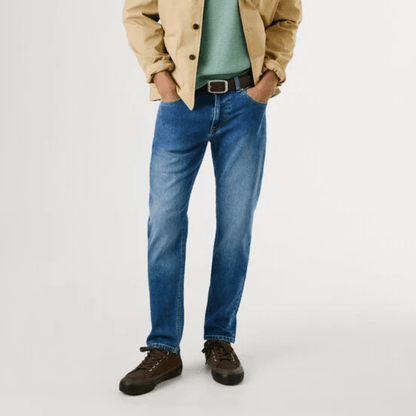 pepejeans taper fit mid-rise jeans - stanley - Jack N Jeans