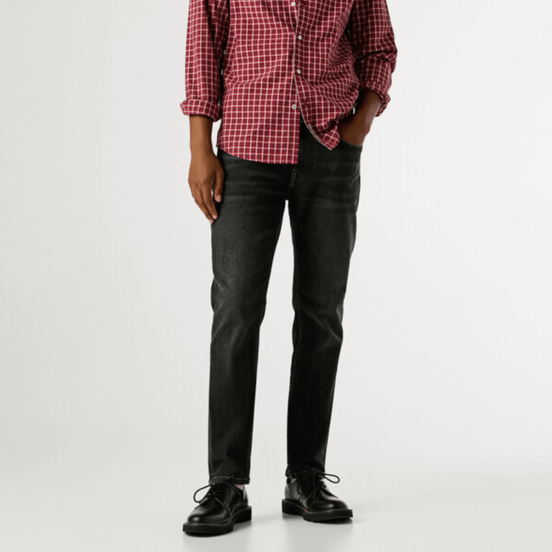 pepejeans taper fit mid-rise jeans - stanley - Jack N Jeans